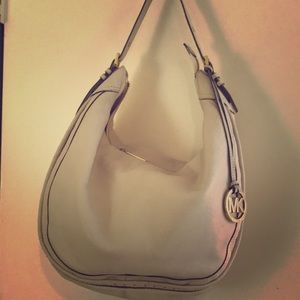 MK Cream Shoulder/ Handbag